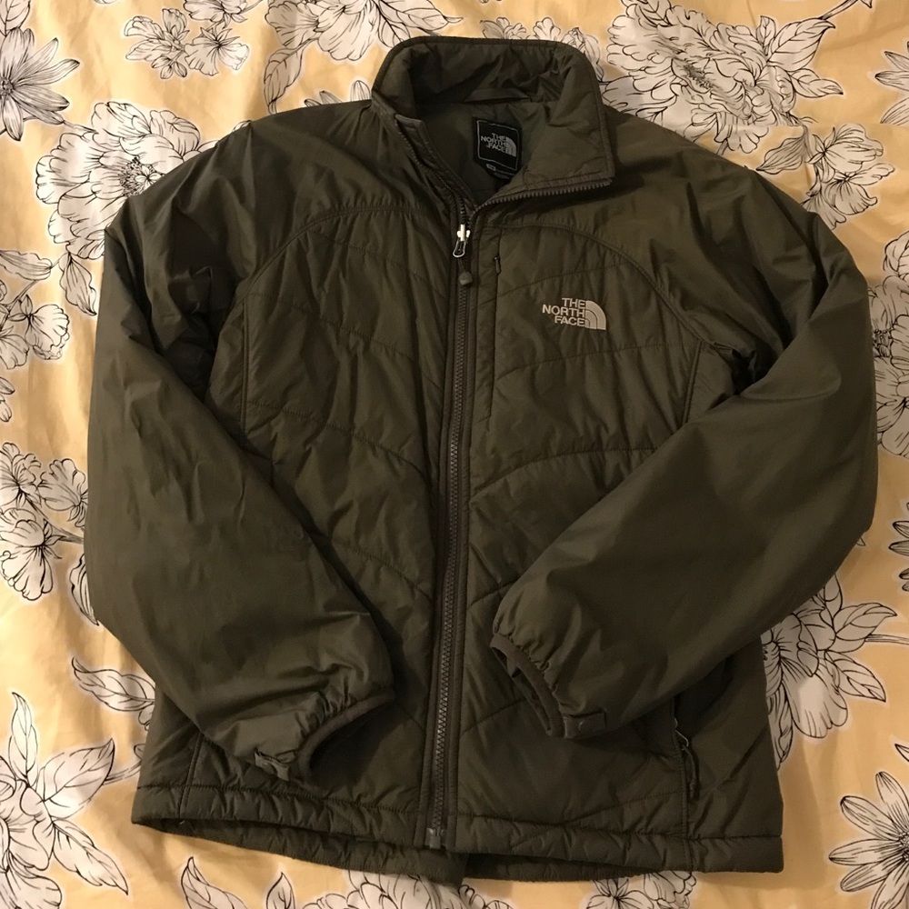 Green women’s north face jacket